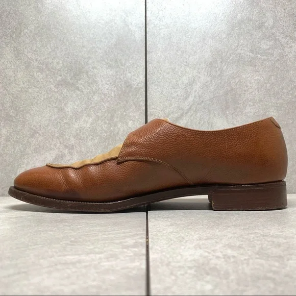 Crockett & Jones Hampsted leather + canvas shoes 9.5 D